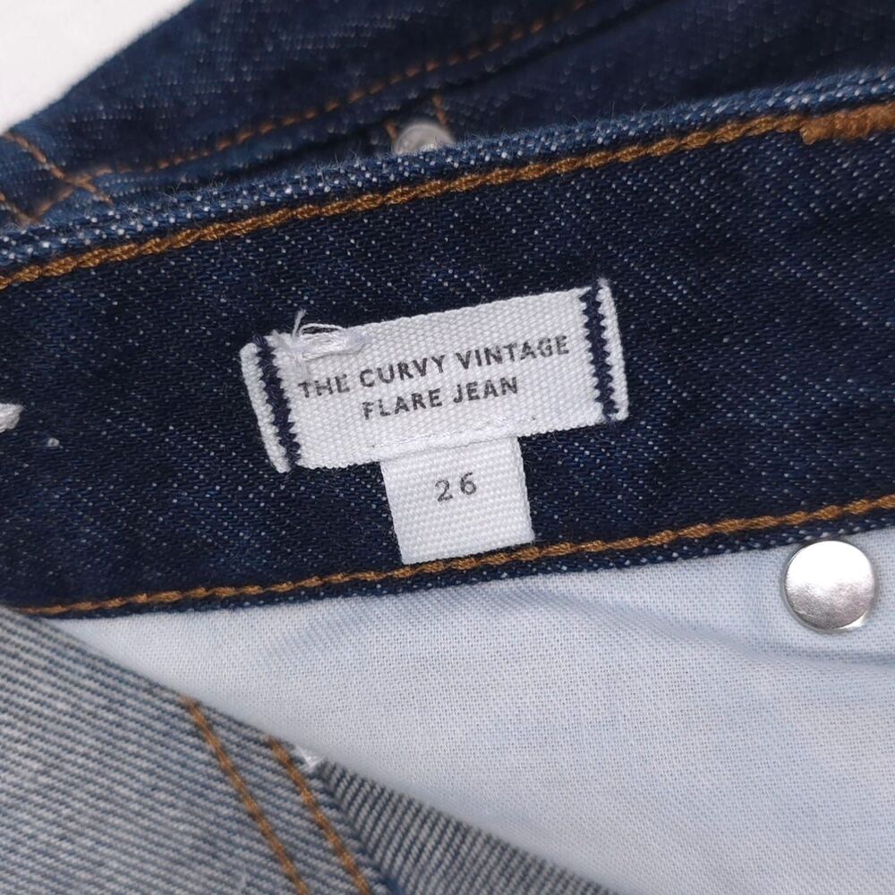 MADEWELL Women’s Jeans Blue The Curvy Vintage Flare 26 Bootcut 100% Cotton NW294 - Picture 9 of 16